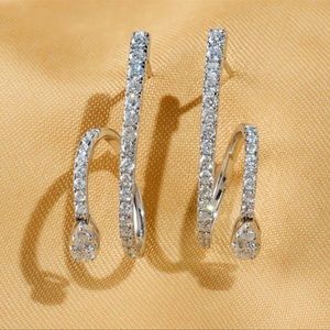 Elegant Simulated Diamond Earrings